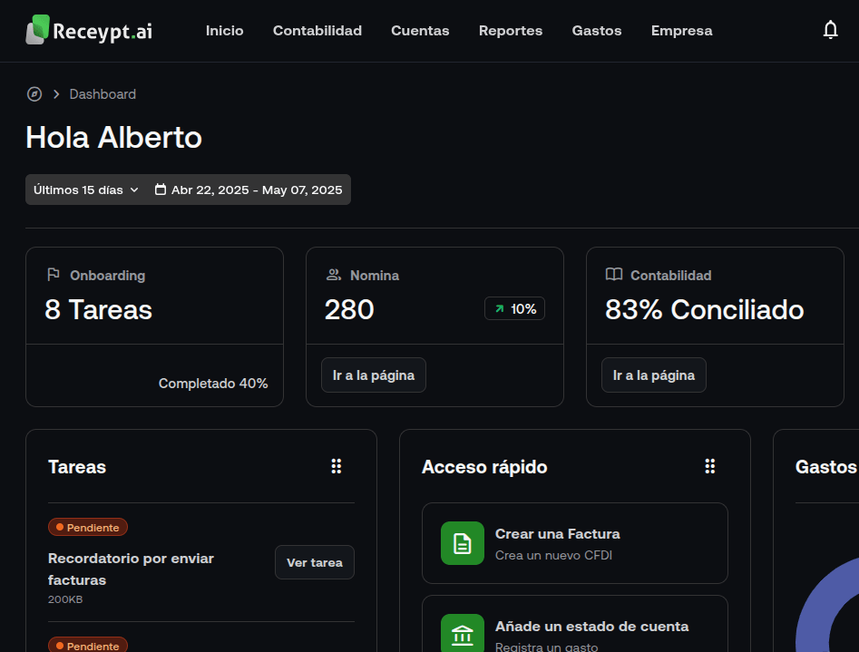 Dashboard preview