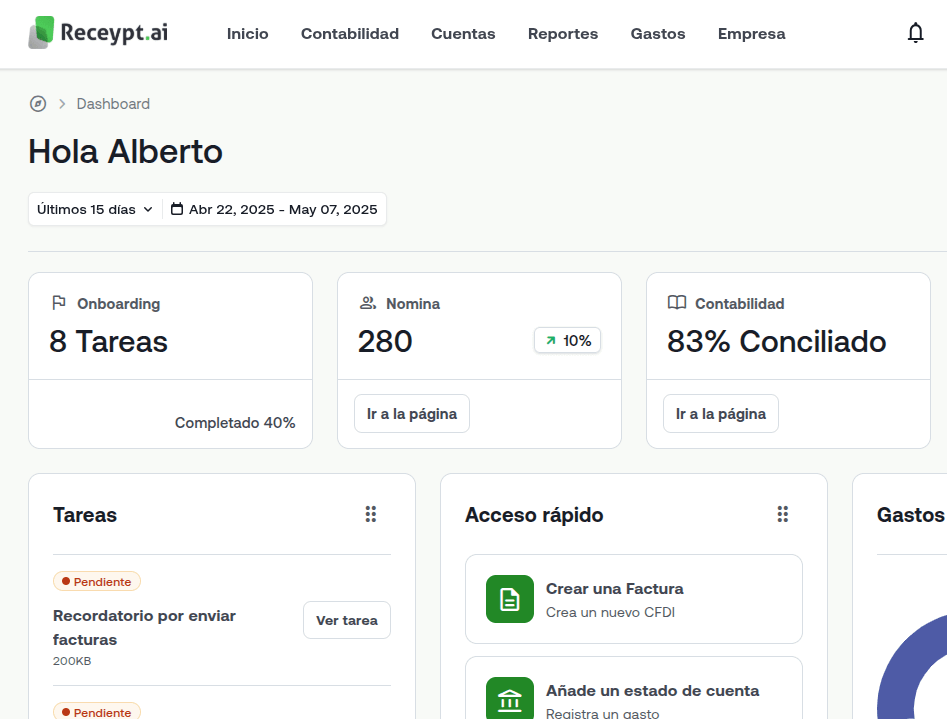 Dashboard preview